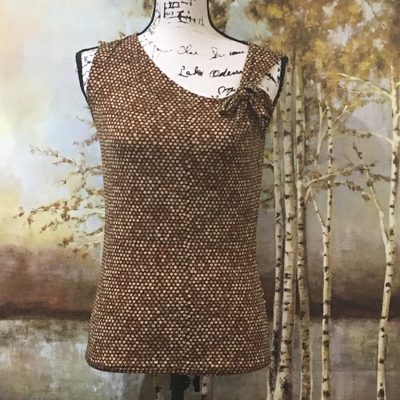 ‼️SOLD‼️ EUC ATTENTION Tie Neckline Top - Picture 2 of 9